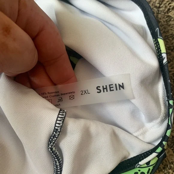 Dinosaur monokini with tie on side - Picture 5 of 5